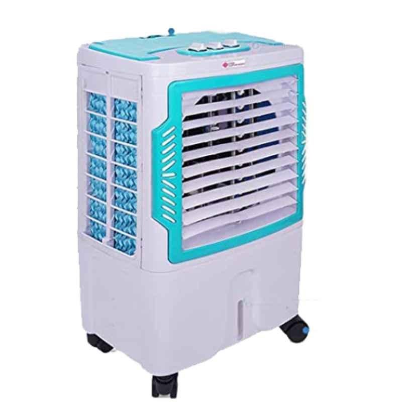Casa Copenhagen 36L 165W Plastic White & Sky Blue Personal Air Cooler, CC35LTRODLWSB0B13.5