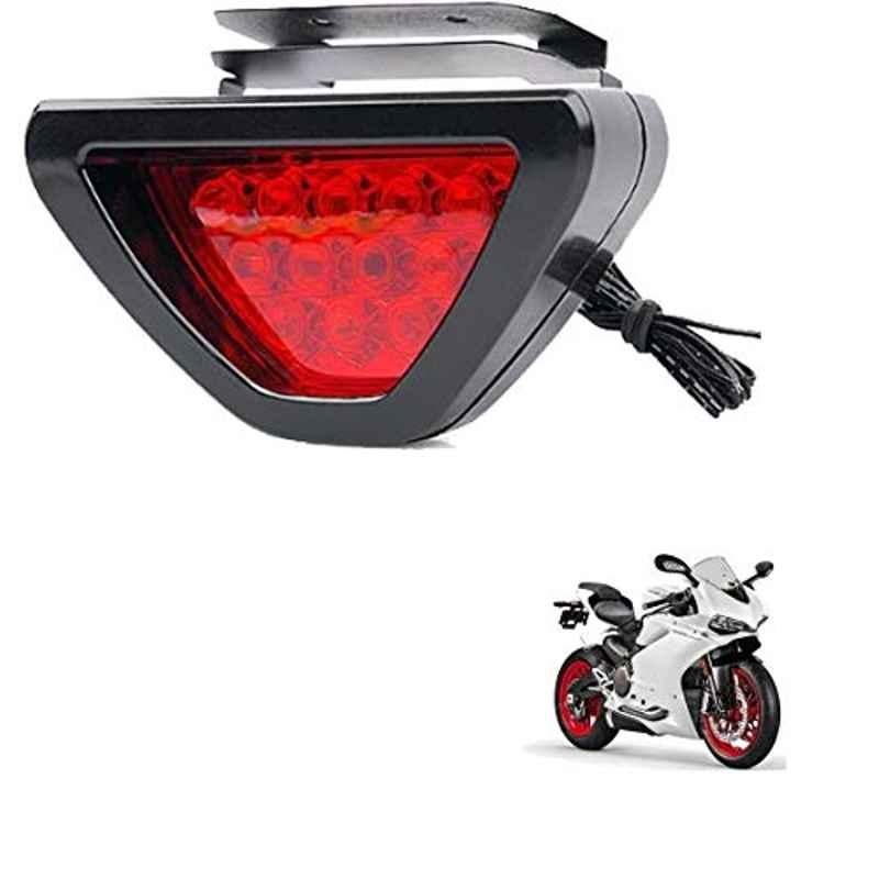 Kozdiko 12 LED Triangle Shape Bike Brake Light with Flash Mode for Ducati 959 Panigale, koz_94881