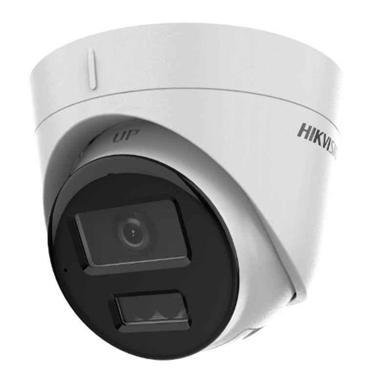 Hikvision 4MP 2.8mm Smart Hybrid Light Fixed Turret Network Dome Camera, DS-2CD1343G2-LIUF, NVR Enabled