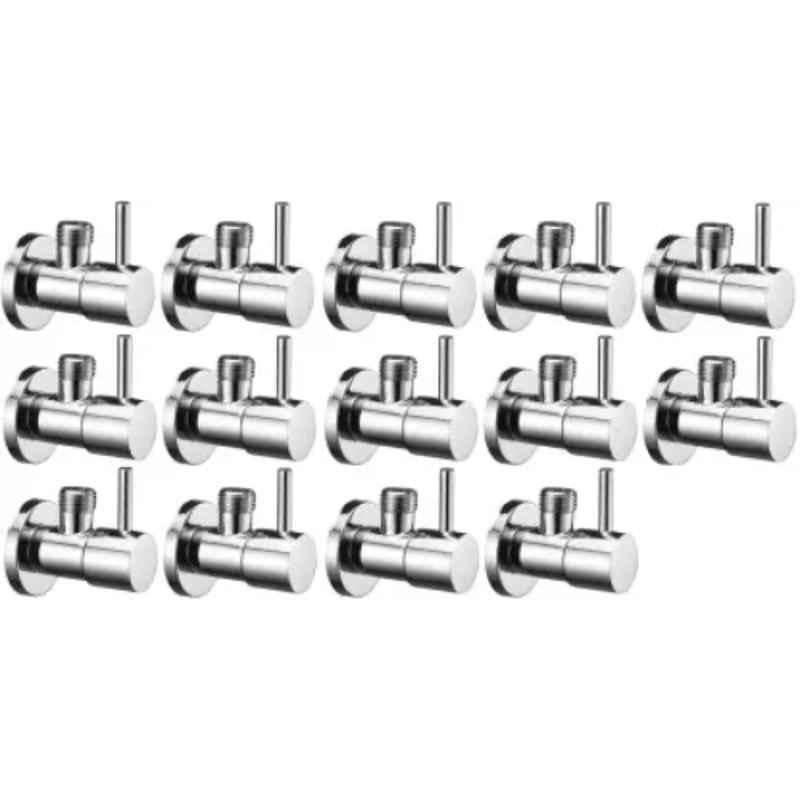 Fastgear Turbo Stainless Steel Angle Wall Valve (Pack of 14) by Moglix