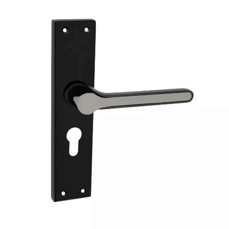 Harrison Noir Ferrari 933716 200mm Stainless Steel Black Finish Mortise Lock Set with Handle