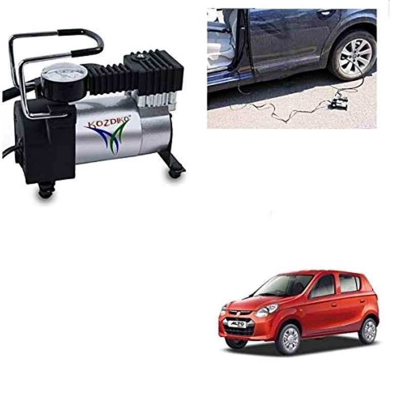 Kozdiko 12V DC Heavy Duty Metal Tyre Inflator for Maruti Suzuki Alto 800, Tyre_Inflator_D115