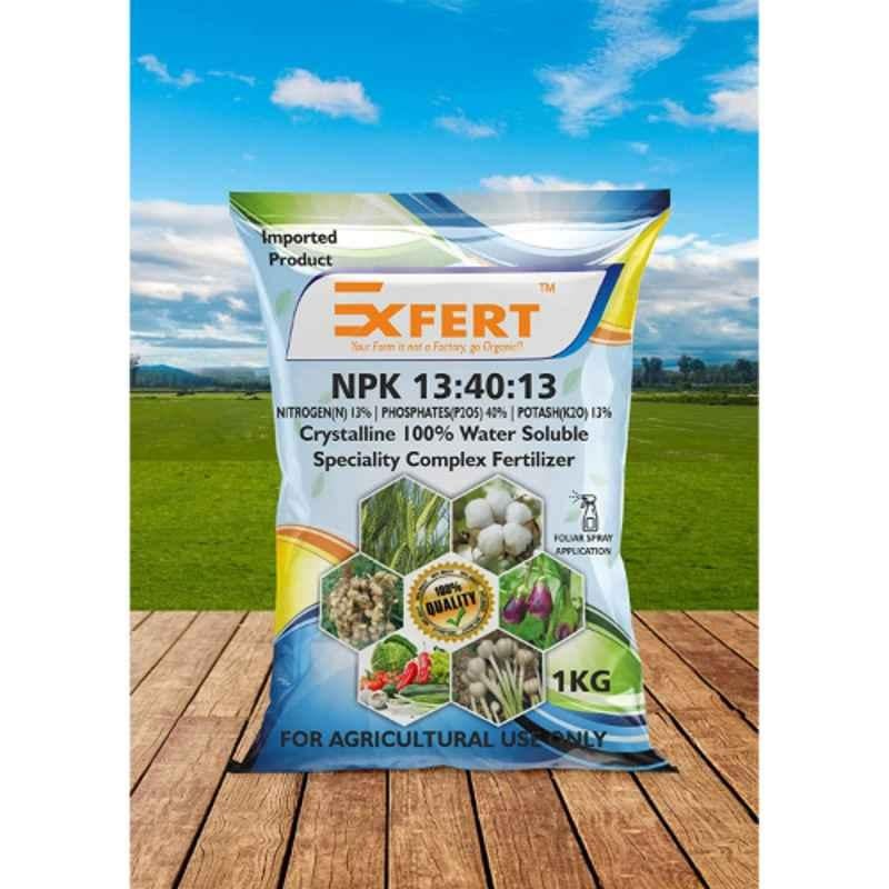 Exfert 900g NPK (13 : 40 : 13) Specialty Crystalline Water Soluble Complex Fertilizer for Plants & Gardening Purpose