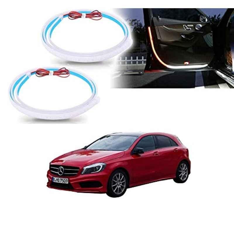 Kozdiko 2 Pcs 120cm Car Door Opening Warning LED Strips Safety Light Set for Mercedes Benz A-Class