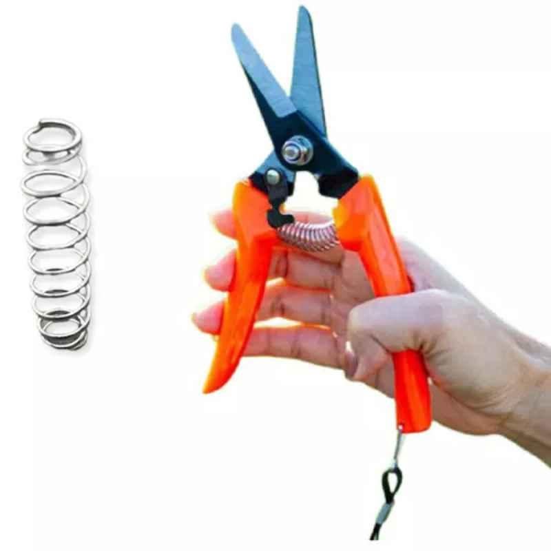 Sky Blue 0.98 inch Iron Bypass Pruner, SK_BL_PRUNER0148 (Pack of 2)