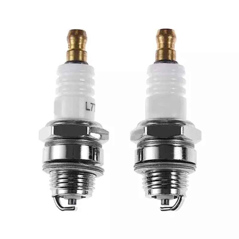 Orezen Aluminium White & Gold Spark Plug for 2 stroke Brush Cutter, SP BC