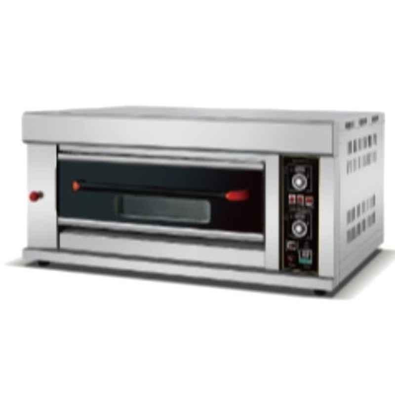 Bresco Gas Deck Oven with 1 Deck & 2 Trays, BOG-12A (Pack of 3)