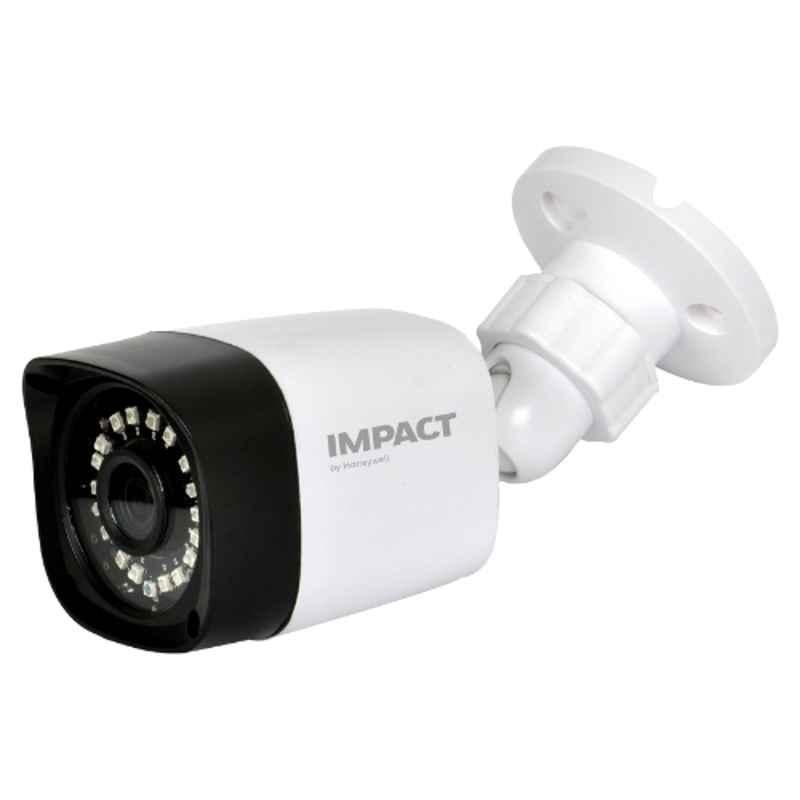 Impact by Honeywell 2MP 1080P White Plastic AHD Fixed Lens IR Bullet Camera, I-HABC-2105PI-L