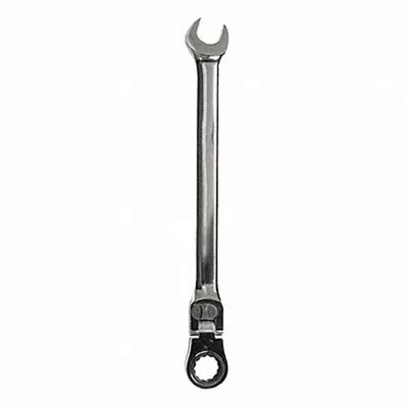 Westward 9-1/2 inch Alloy Steel Chrome Ratchet Wrench, 1LCR1