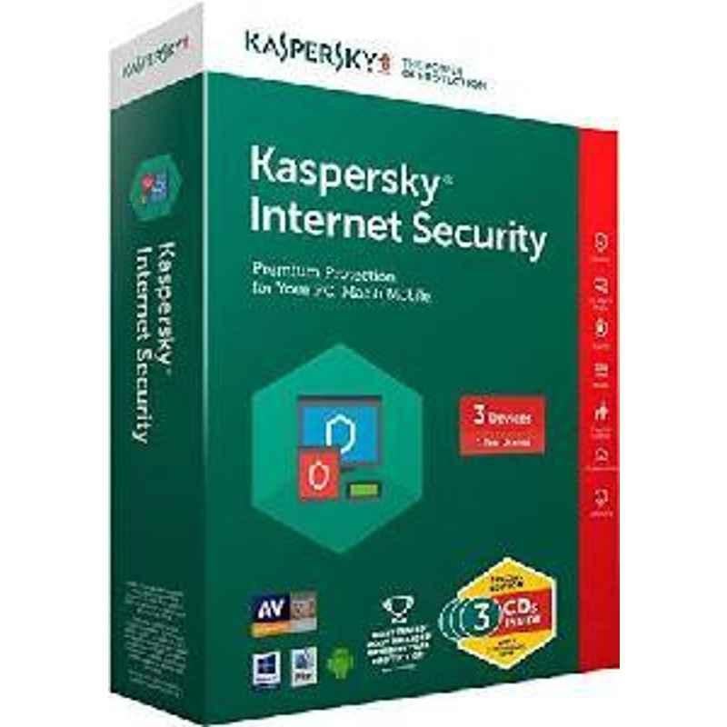 Kaspersky Internet Security 3PC 1Year For Windows Software