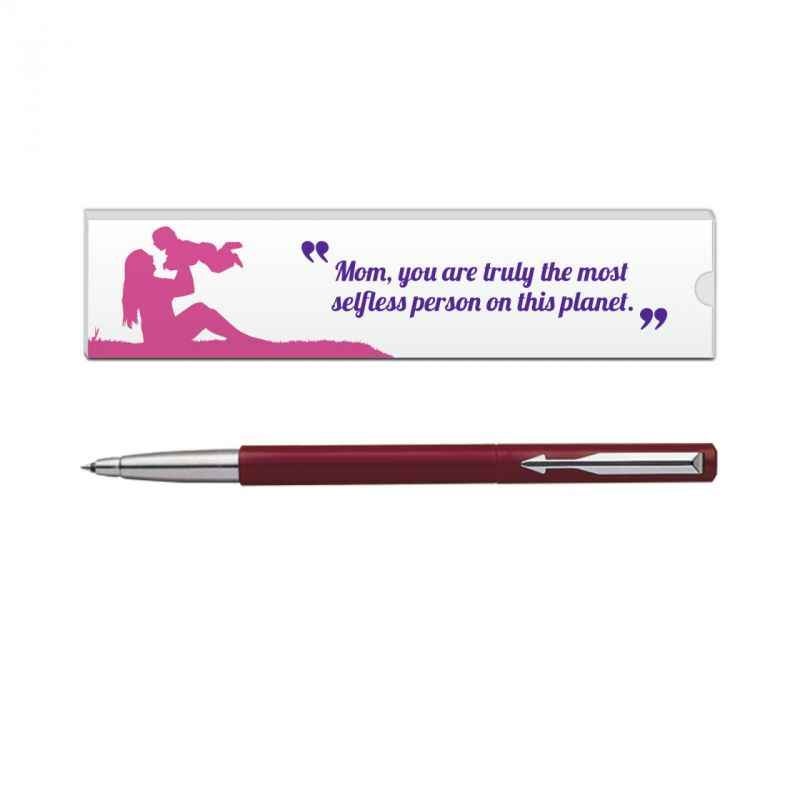 Parker Vector Standard CT Roller Ball Pen with Mom Quote-3, 9000020065