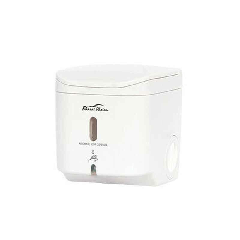 Bharat Photon 500ml Wall Mounted Polycarbonate ABS Stylish & Luxorius Automatic Soap Dispenser, BP-ASA-106