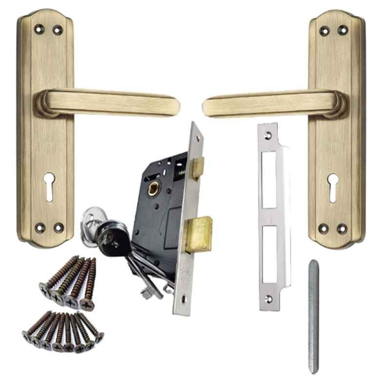 Onjecx ML65+S05MAB 7 inch Alloy Steel 6 Levers Mortise Handle Set