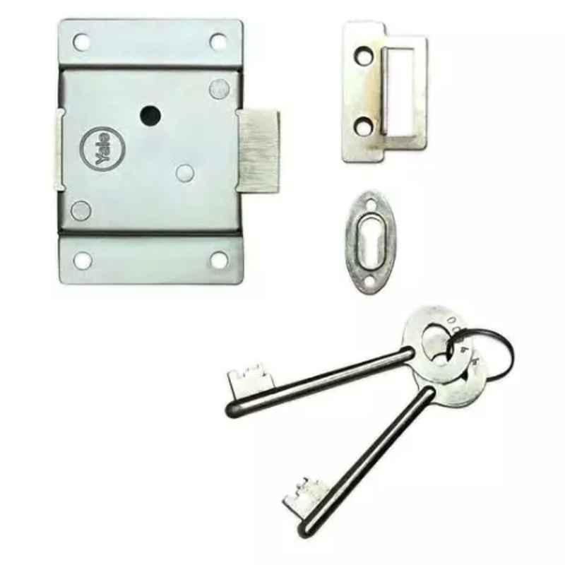 Yale Stainless Steel Universal Cupboard Lock with 6 Lever Locking Mechanism, Y-UNCL