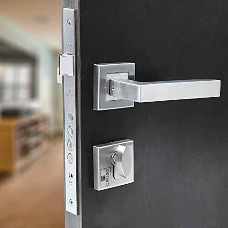 Voltizi Inox Rose Antique Brass Finish Mortise Door Lock Handle Set with One Side Key