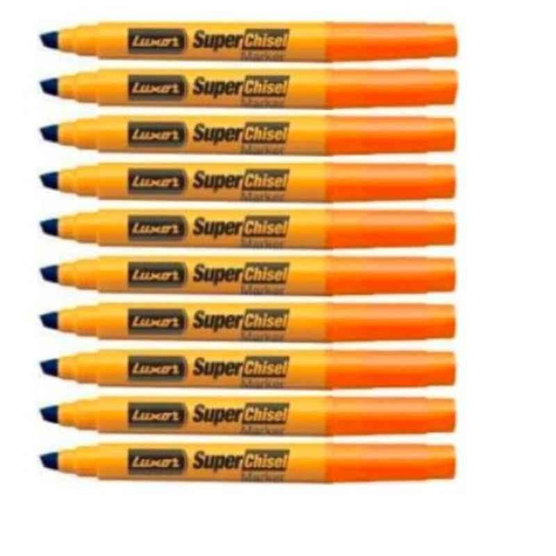 Luxor Super Chisel Orange Marker, 997 (Pack of 500)