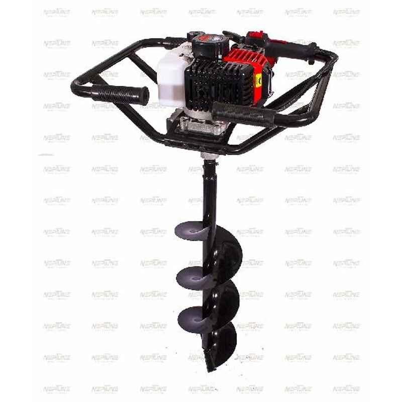Neptune 2.07HP 52cc 2 Stroke Black Earth Auger with 10 inch Drill Bit, AG-52