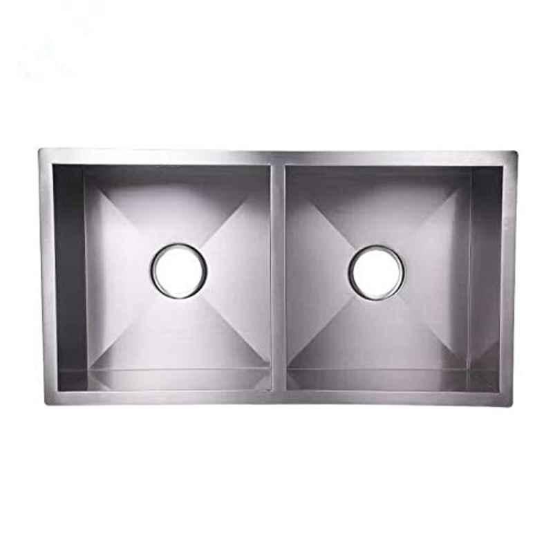 10X 37x18x9 inch Stainless Steel Double Bow Kitchen Sink