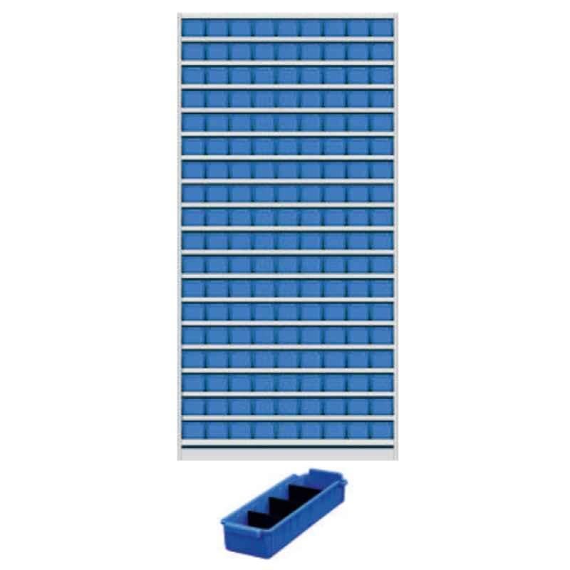 Universal 1000kg 8 Shelves Steel & Plastic Light Grey Storage Rack, UMASU26