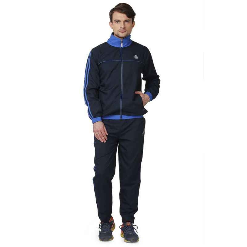 Abloom 115 Navy Blue & Royal Blue Tracksuit, Size: S