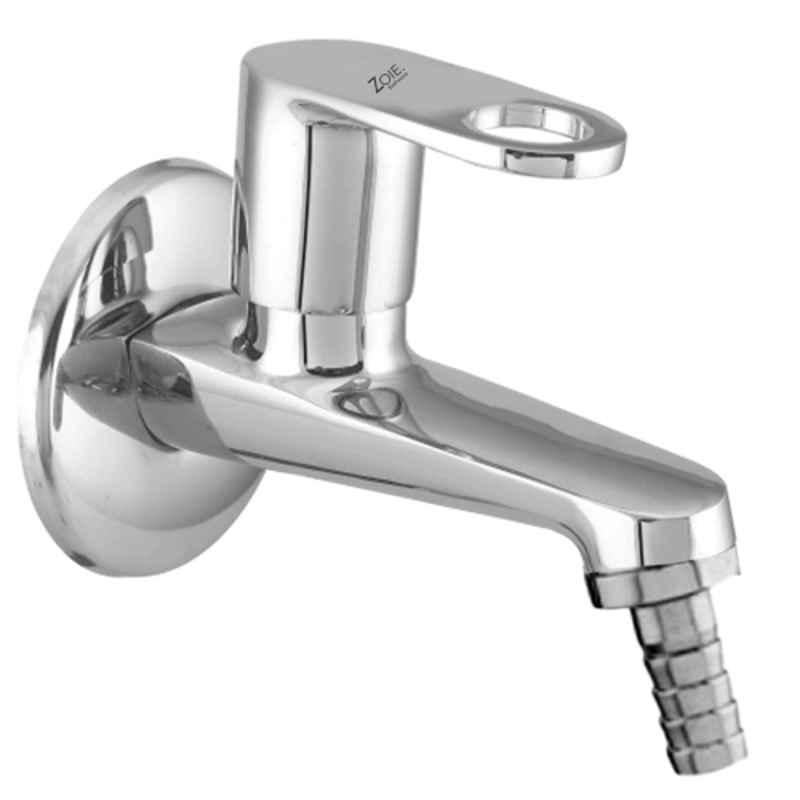 Zoie Orneo Brass Silver Chrome Finish Nozzle Bib Cock, Z31025