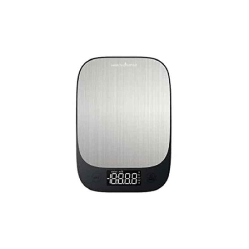 HealthSense 5kg Stainless Steel Kitchen Digital Weight Machine, YS-KS70