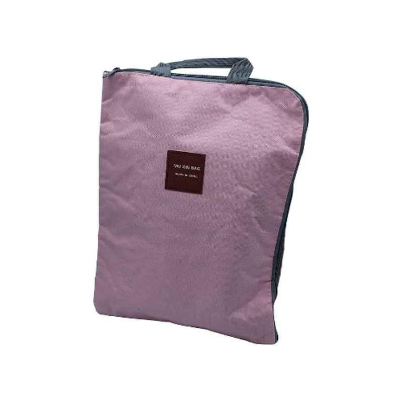 iLife Nylon A4 Size Pink Executive Document Case Handbag