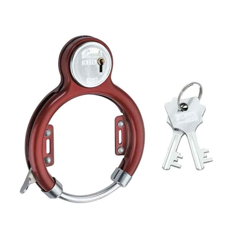 Link Safex Alloy Steel Cherry Cycle Frame Lock with 2 Keys