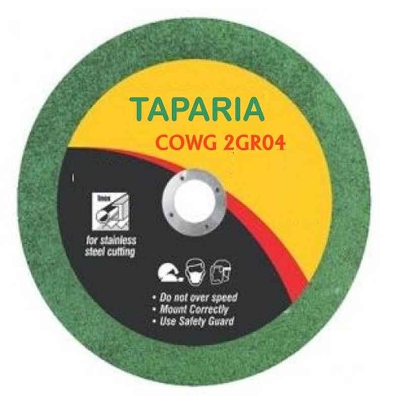 Taparia 4 inch 2 Net Green Cut Of Wheel, COWG 2GR04, 105x1.0x16 mm