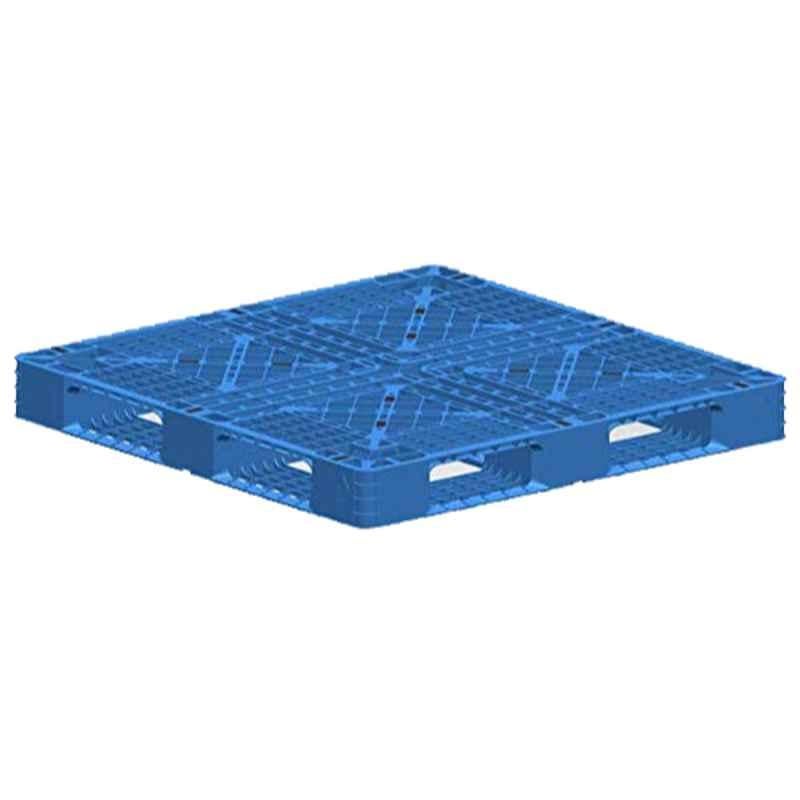 SE 1100X1100X120mm Plastic Blue Pallet PS01