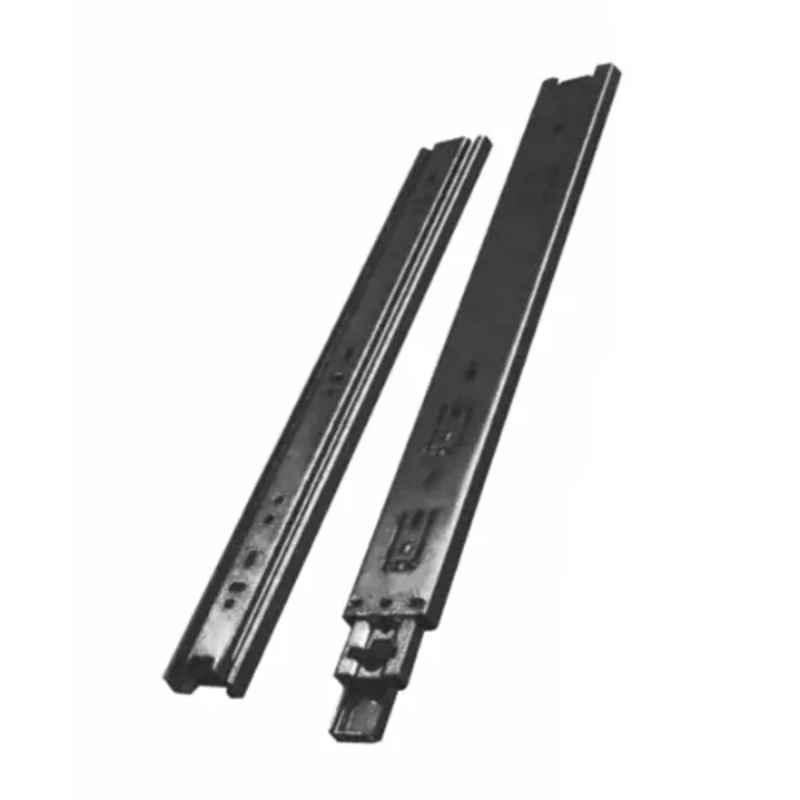 Yale Stainless Steel Chrome Finish Black Full Extension Cabinet Drawer Slide, YCDS45-22BK