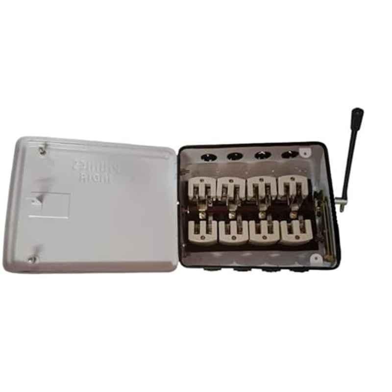 Dehmy 63A 415V Metal Four Pole Changeover Switch