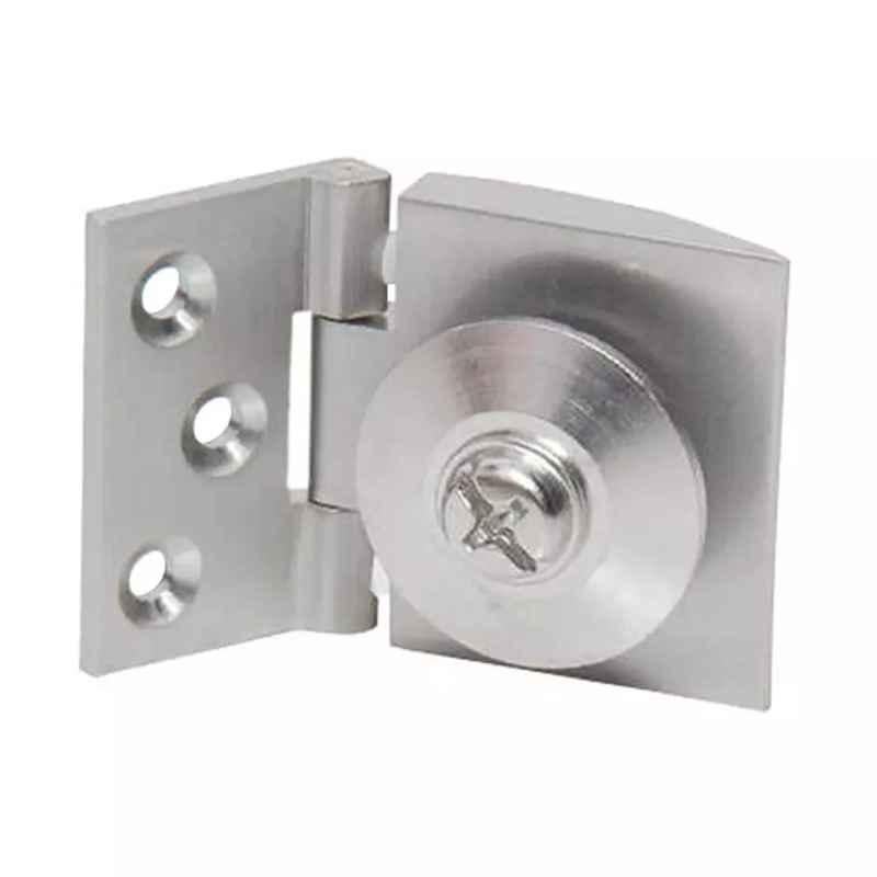 RiseOm Brass Stainless Steel Matt Finish Glass Door Hinge, X2-GFIM-7TCA (Pack of 4)