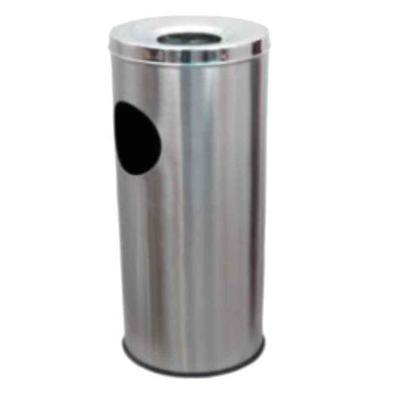 Delta Solutions 10x28 inch Stainless Steel Ashtray Dustbin