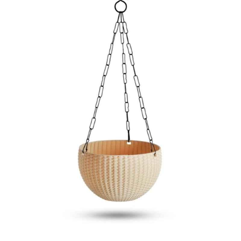 Gardens Need 4 Pcs 22x22x24cm Virgin Plastic Cream Euro Plastic Basket