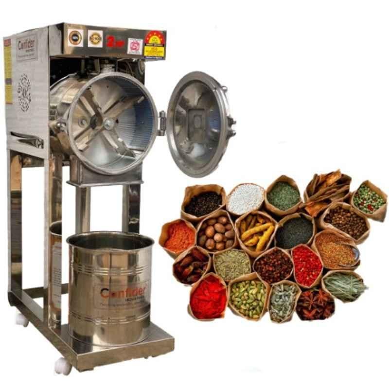 Confider 2HP Stainless Steel Single Phase Business Pulverizer, SS212R