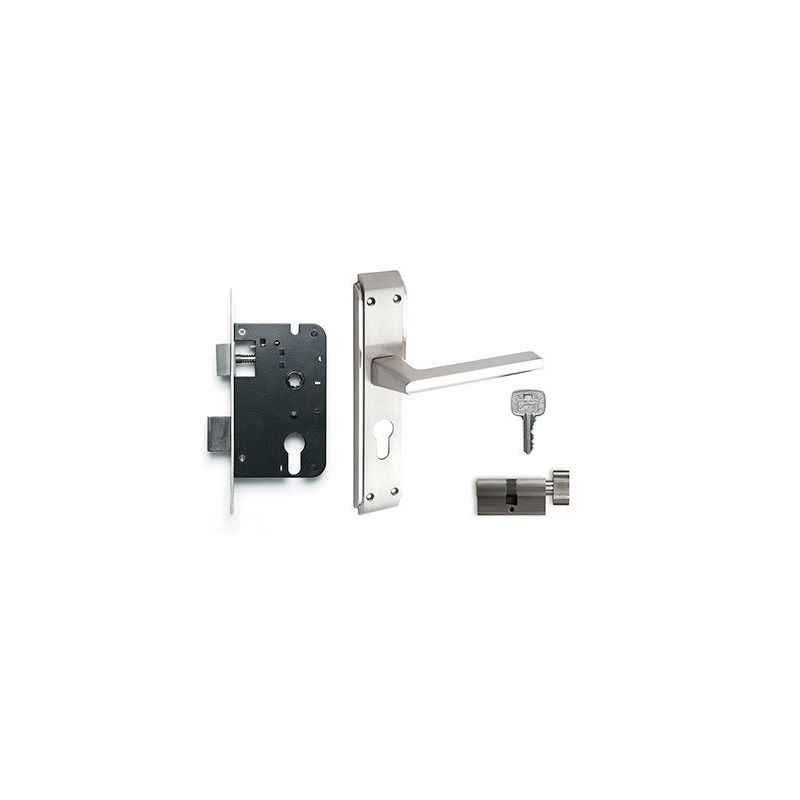 Godrej NEH 05 200mm 2C Door Handle with Lock Set, 7110