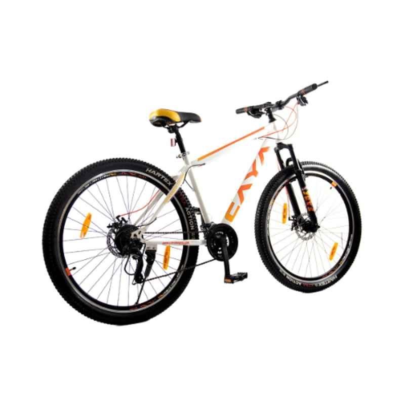 Caya Fade-27.5 18.5 inch Steel Satin White Adult Cycle, Tyre Size: 29 inch