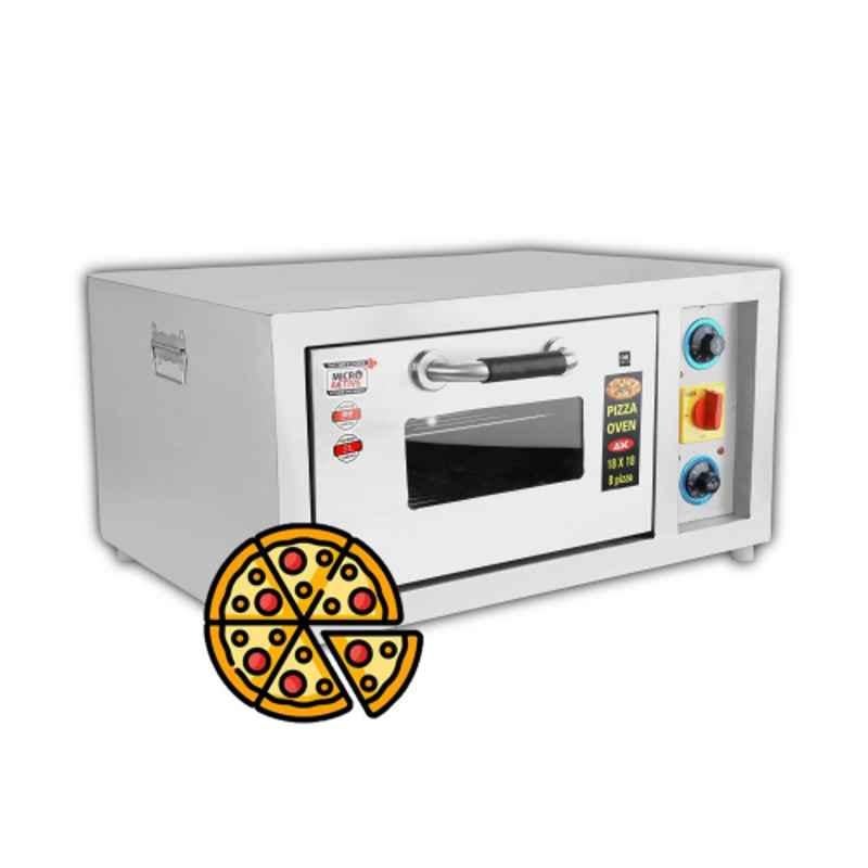 Microactive Stainless Steel Double Tray Pizza Oven, Capacity: 8