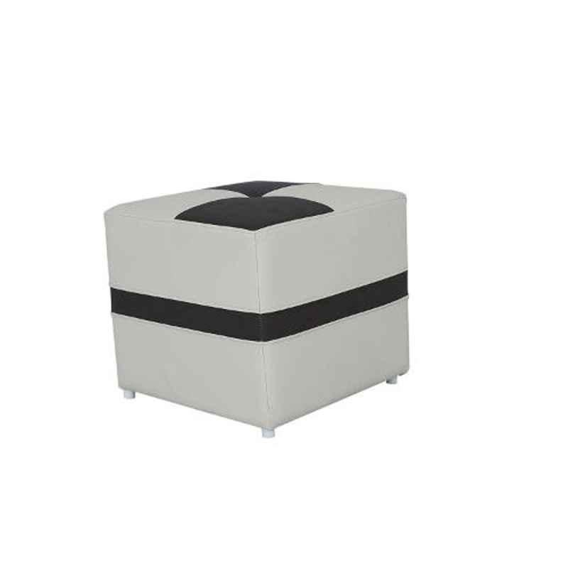 Muebles Casa Bernun Beige Brown Meranti Wood Pouffe, MFMMG007