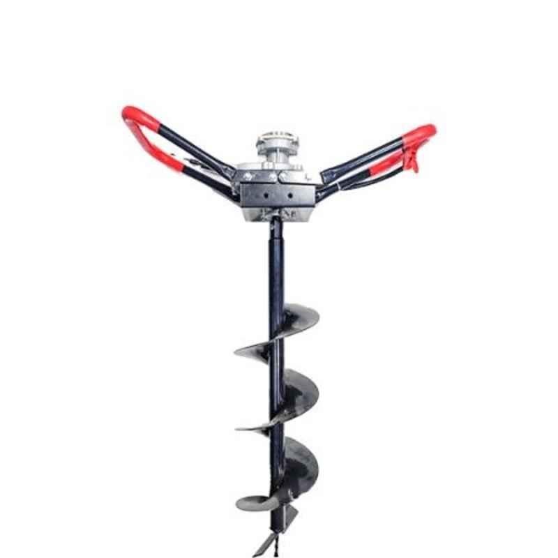 Raider BCA-014-B08 Earth Auger Attachment for Brush Cutter with 8 inch Drill Bit, RD-BCA-014-B08