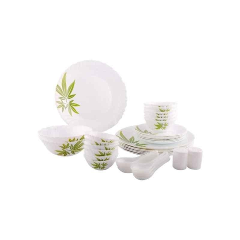 LaOpala 35 Pcs White Opalware Dinner Set (Pack of 2)