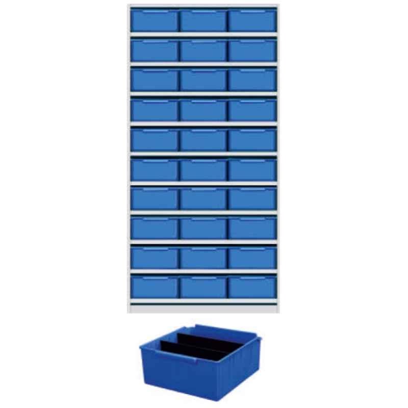 Universal 900kg 11 Shelves Steel & Plastic Light Grey Storage Rack, UMASU30