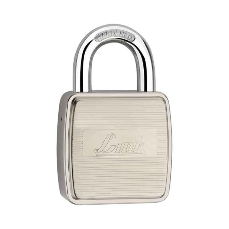 Link 70mm Stainless Steel Hi-Tech Padlock with 3 Keys & Free Key Hanger, HT-70