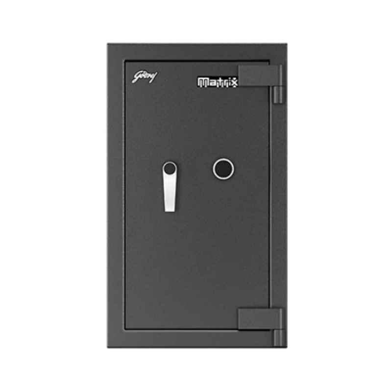 Godrej Matrix 3016 KL 94 Liters Ebony Key Lock Manual Safe Locker with Internal Shelves (Tijori)
