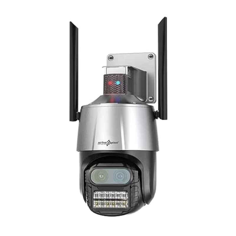 Active Pixel 4+4MP 4K Pan Tilt Zoom WiFi Outdoor 360 Degree Night Vision PTZ CCTV Camera