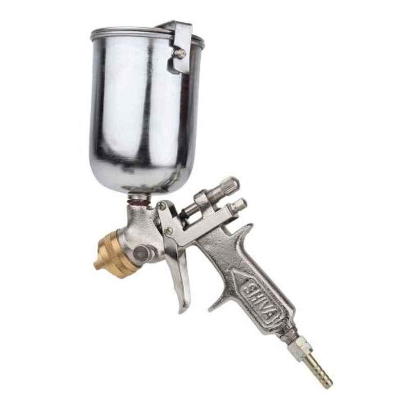 Lovely Shiva 1/2 Pint 236ml Mild Steel Paint Spray Gun with Bucket