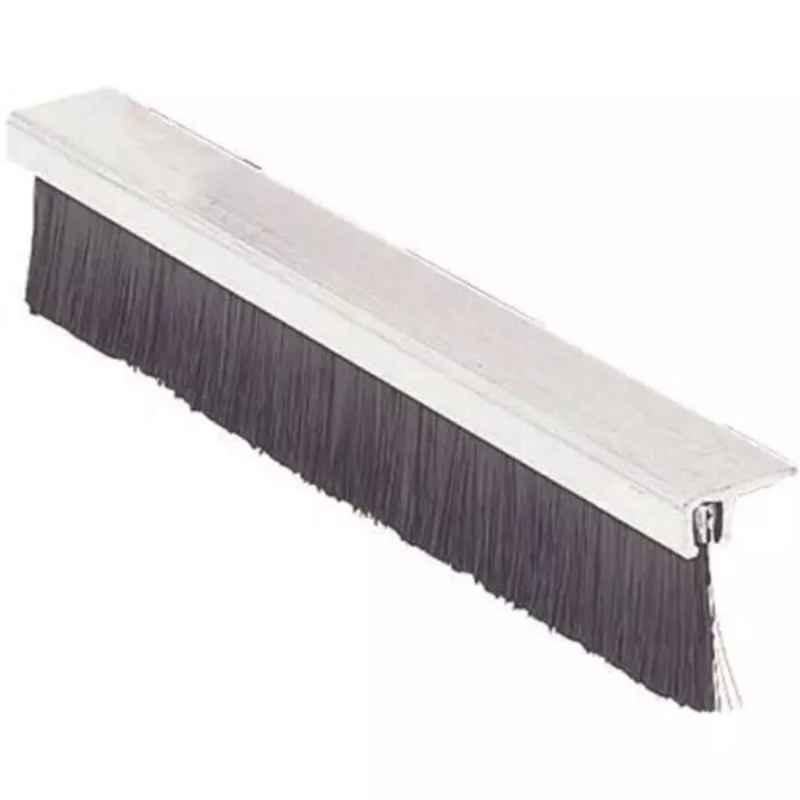 RS Pro 45mm Black Aluminium & Nylon Brush Strip, 3269892