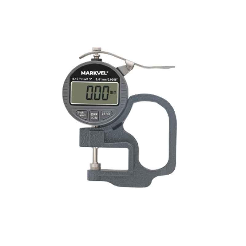 Markvel 12.7mm Alloy Steel Digital Thickness Gauge, 524-00112