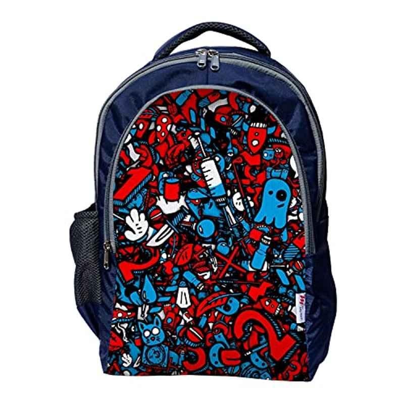 My Fav Polyester Digital Print Laptop Backpack, MFB0080